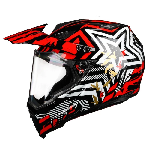 Custom Helmet Shield Motorcycle Full Face Motocross Helmet For Adult
