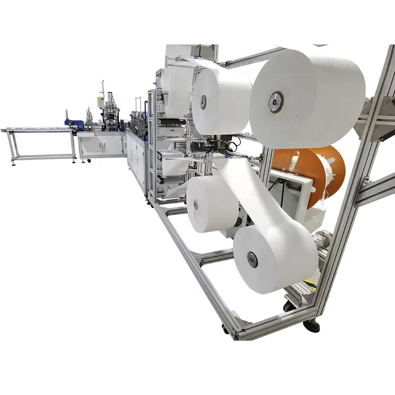 manufacturer factory  High Quality Fully Automatic KF95 Mask Making Machine ultrasonic kf94 fish mask earloop welding machine