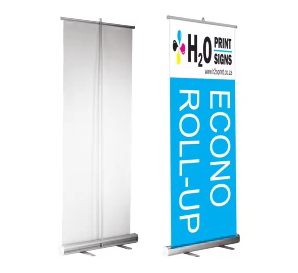 Best Selling Classic Aluminum Retractable Roll-Up Marketing Banner Advertising Background Banner Stand