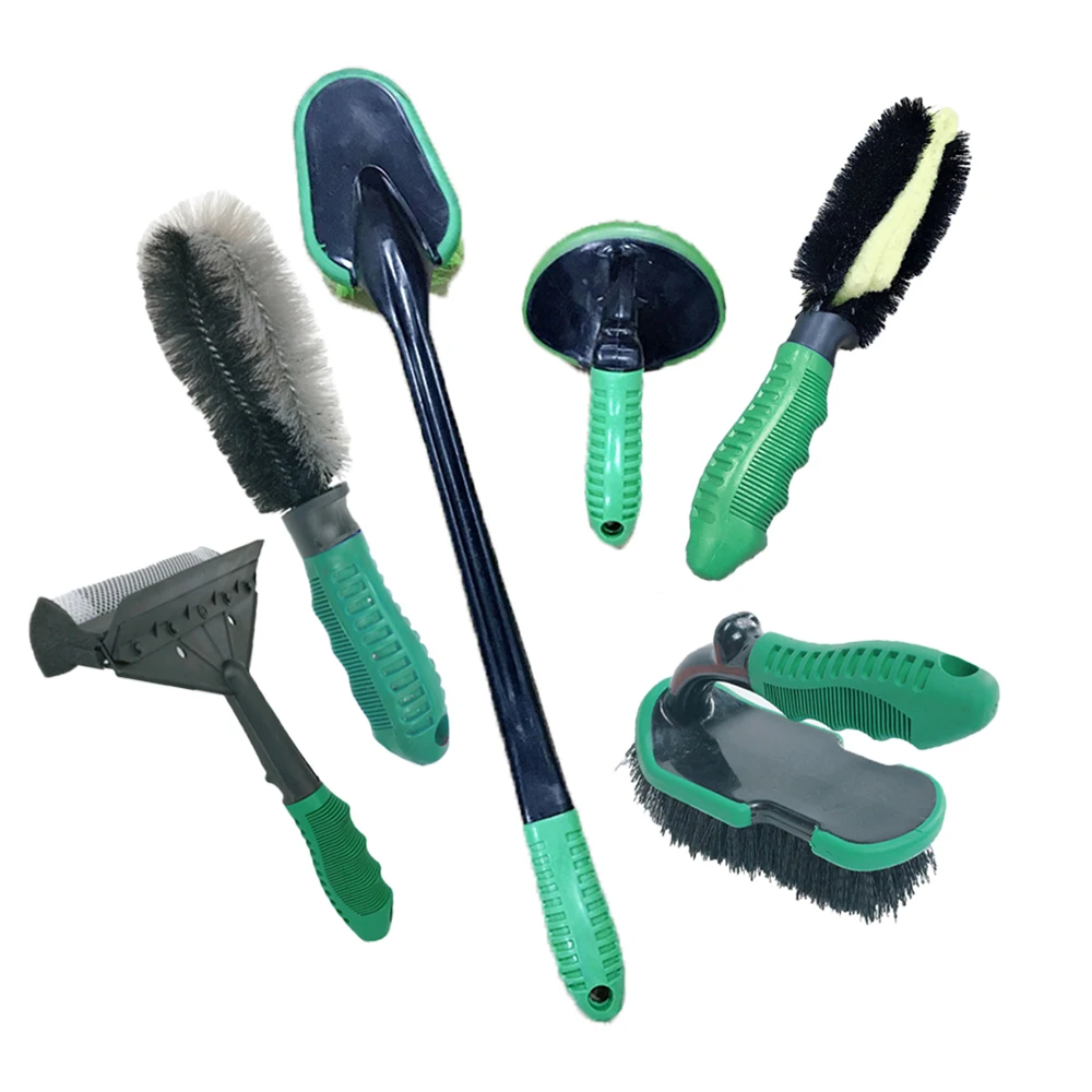 EcoClean Factory индивидуальный логотип длинная ручка щетка для крыла автомобиля чистки колес