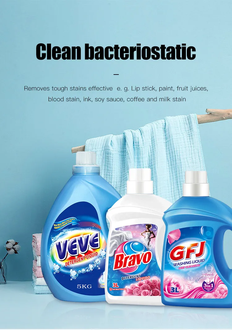 Factory Wholesale Laundry Liquid Household Chemicals liquid detergente en polvo laundry detergent