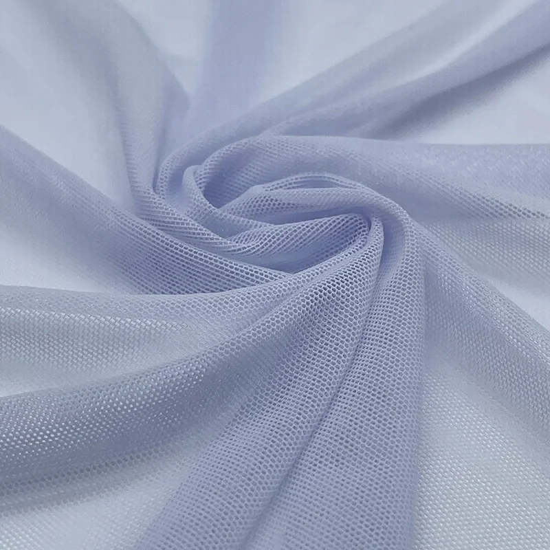 NO MOQ  brown high elasticity nylon spandex knit fabric power net tulle mesh fabric for bra lingerie underwear dancewear
