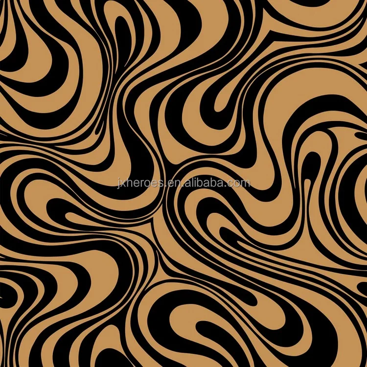 Beautiful Contrasting Zebra Pattern Luxury PVC Wallpaper Home Decoration