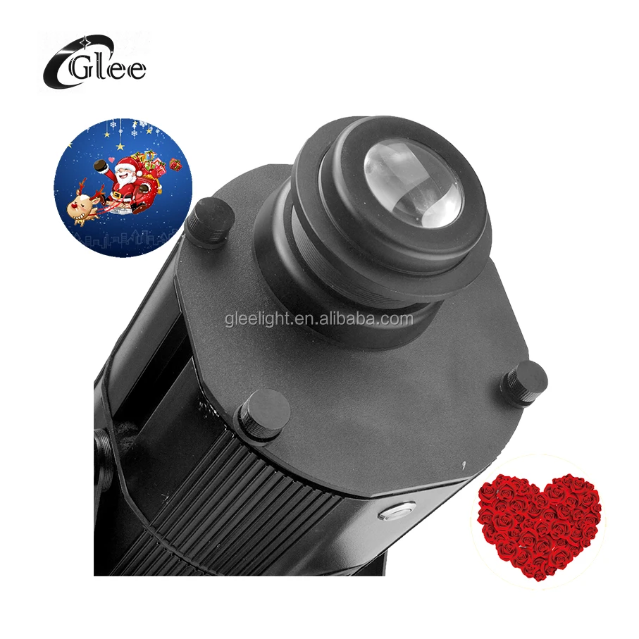 GLEE 80W Professional Outdoor Waterproof IP65 LED Rotating Gobo Logo Projector lighter