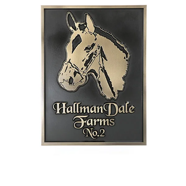 Customized 3d Engraving Bronze Address Plaques for Address name