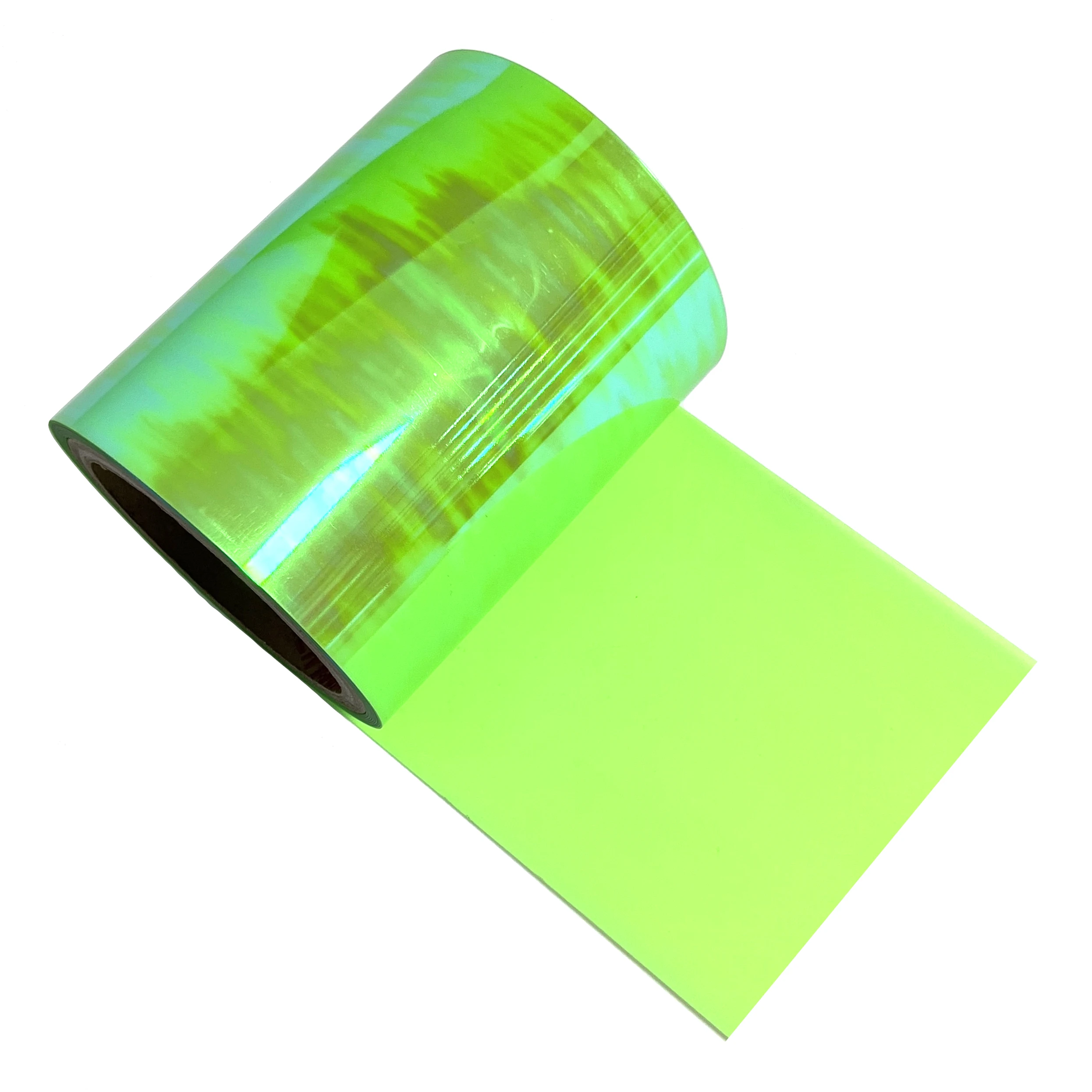 Hot sale decorative PET sequin film rolls spangle vitality blue roll with low price for garment decoration