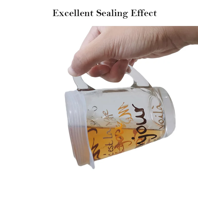 Transparent Stretch Reusable Lids Stretch Plastic Food Covers Stretch Lid Silicone