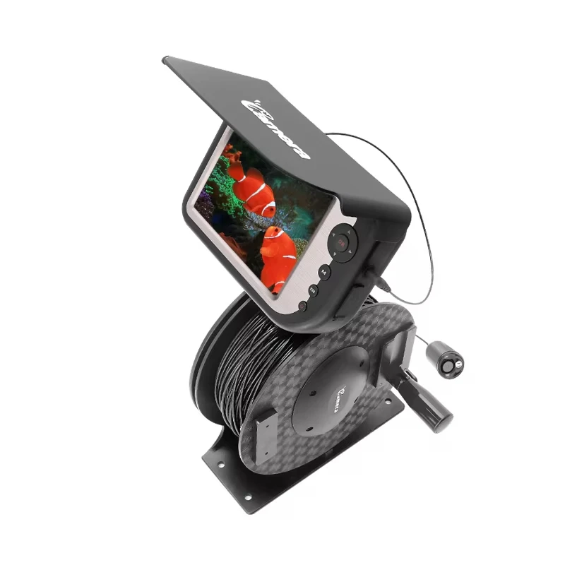 HR-50100DRS Fishing gear wholesale outdoor product LCD 100M depth color screen display fish finder camera underwater