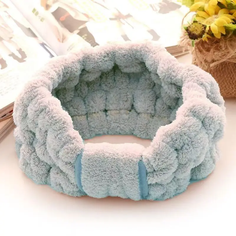 Elastic MicrofiberSpa Yoga Sports Shower Facial Hair Band for Makeup Bath Headbands for Washing Face
