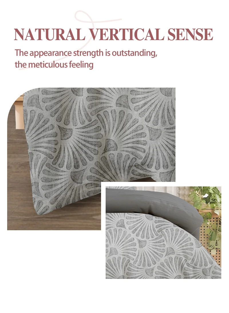 Cloudland Polyester Jacquard Designer Bed Duvet Comforter Sets Cover Set Bedding Luxury Queen Size 3 Piece Wholesale