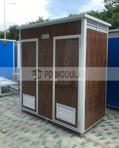 Modern modular toilet fully equipped prefabricated washroom outdoor mobile restroom trailer
