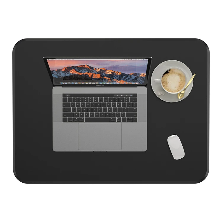 custom mobile pneumatic office home mobile lifting desk black wooden height adjustable gas lift computer table with wheels