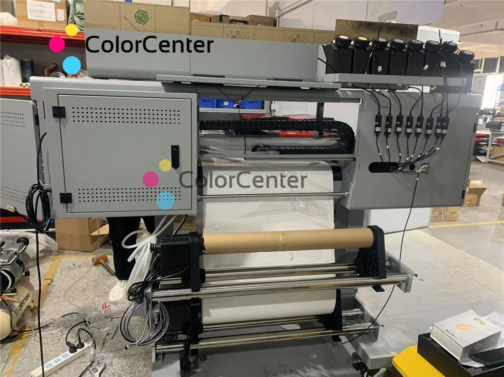 ColorCenter 60cm A1 UV DTF printer with 3 pcs i3200 printheads or XP600 printheads