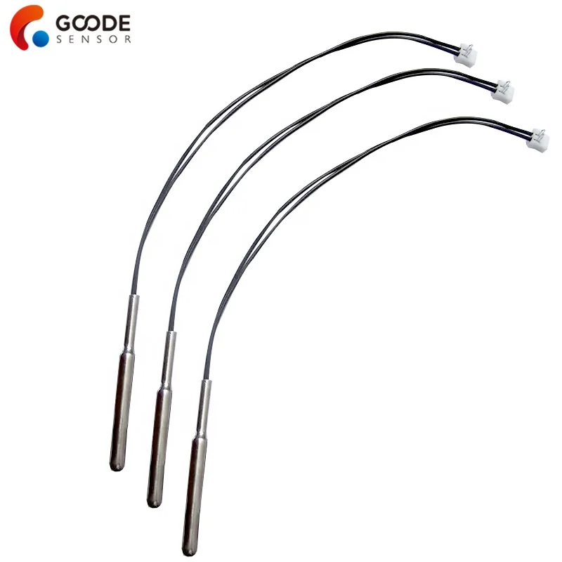 304 stainless steel shell waterproof ntc 10k temperature sensor on water heater 2 wire temperature sensor