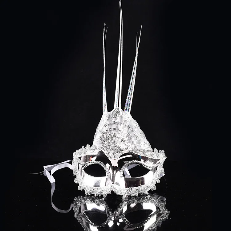 Halloween Peacock Mask Blindfold Female Ball Princess Supply Children Beauty Bar KTV Performance Props