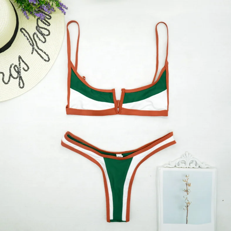 18 teen young girl school girl open swimwear sexy micro thong bikini 2020