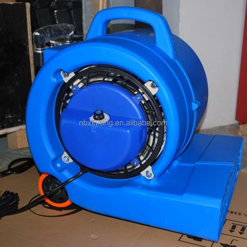 1100W Air Mover Carpet Dryer Floor Fan Blower Air Cooling Fan with Handle and wheel kit