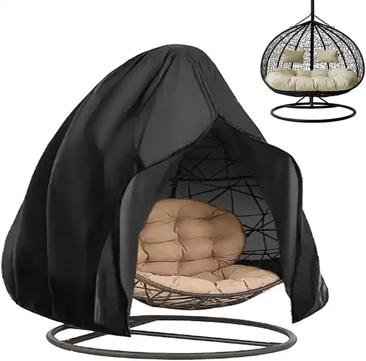Heavy Duty WaterproofOpen Garden Balcony Chair Cover Patio Swing Chair Cover Egg Swing Patio Chair Cover