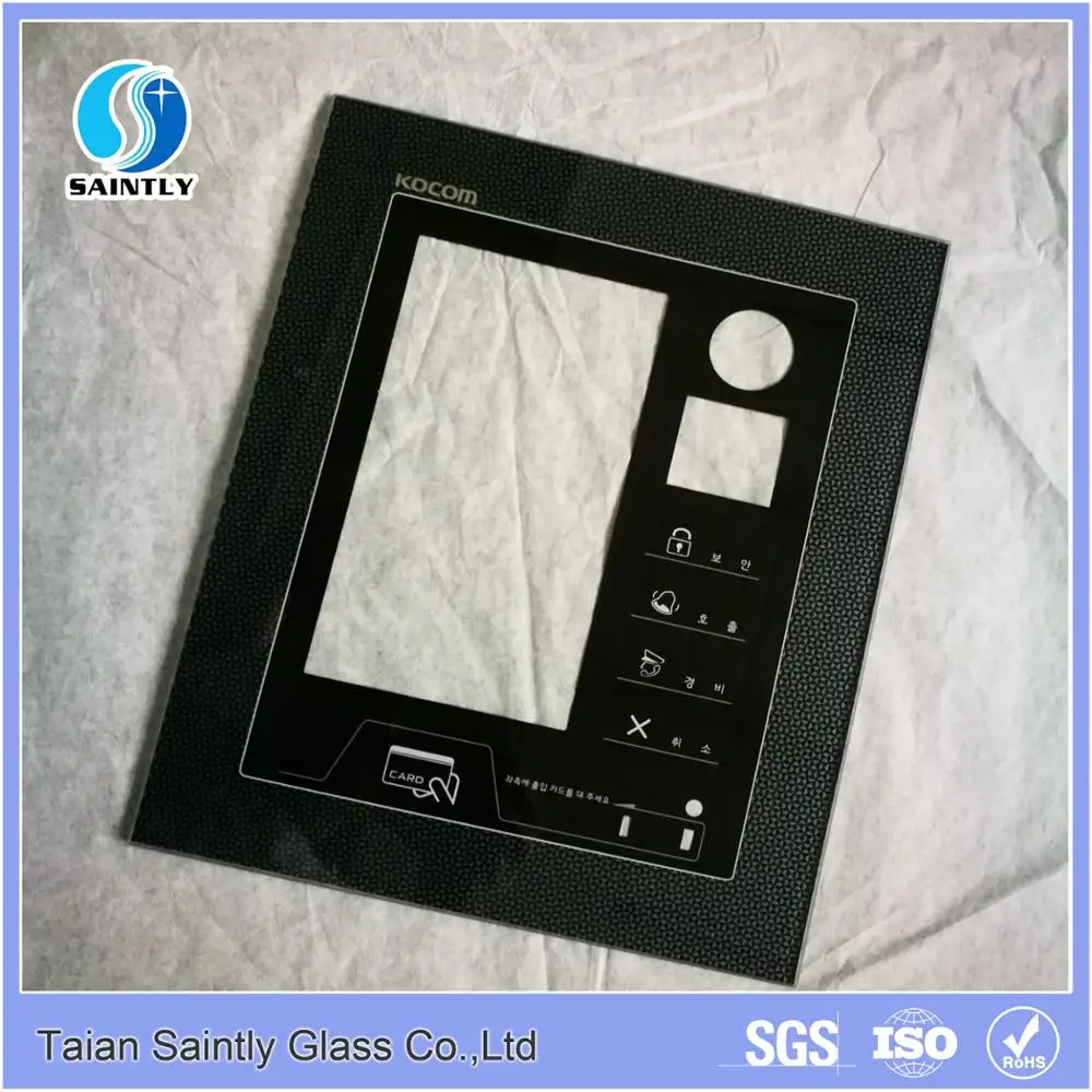 Silkscreen Printing Tempered Glass for Building Intercom