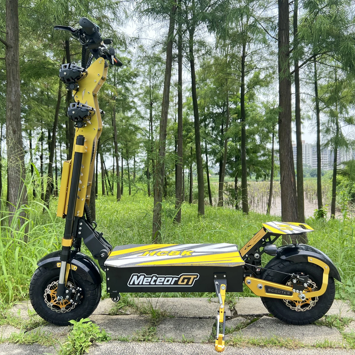 GT-M8 двухмоторный Электрический Scooter-72V/60 В 10000 Вт 13-дюймовый складной для взрослых высокая скорость