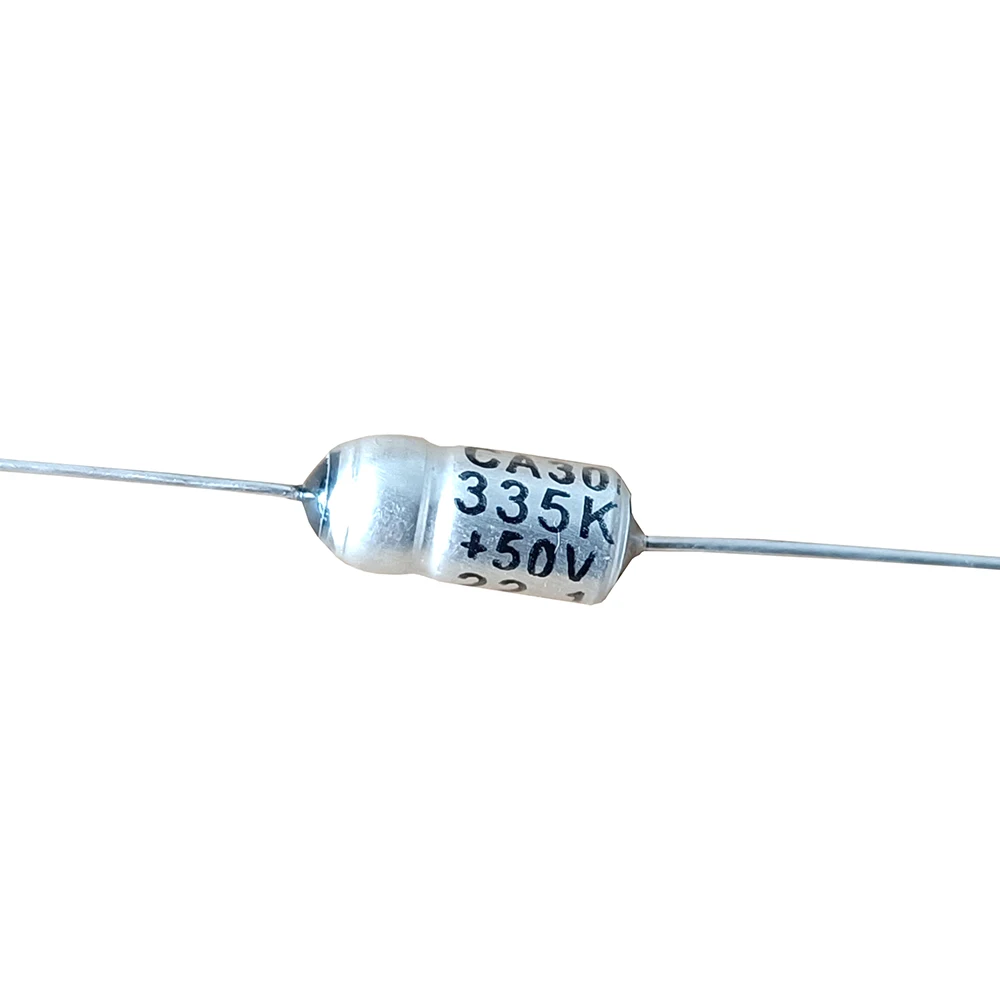 50V 10uF 10MFD 10MKF Wet Tantalum Capacitors with Epoxy End-Fill Sintered Anode