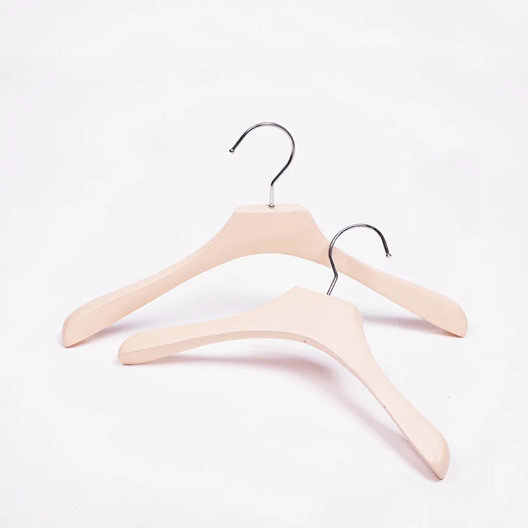 Manufacturer clothes hanger in white color Anti Slip White Rubber Coat Hanger White for Wedding Dress