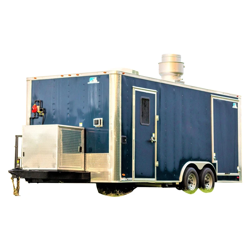  Barbecue / pizza hamburger 3 in 1 concession food truck mobile fast restaurant combination
