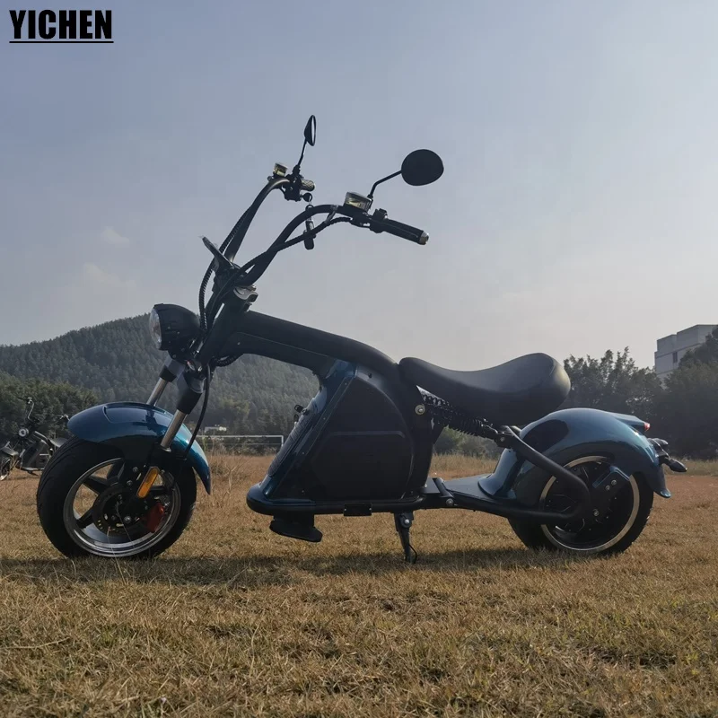 YICHEN Monopattino Elettricos EEC Road Legal Steel Frame Chopper Holland Dropship E Bike Electric Motorcycle EU Warehouse