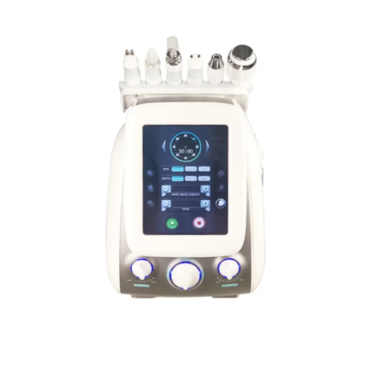2021 New portable 6 in 1 Plasma small Hot Bubble Oxygen Jet hydra dermabrasion machine Beauty Facial multifunctional Machine