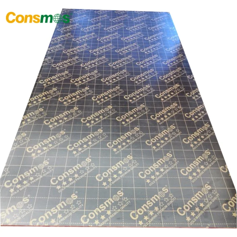 CONSMOS Cheap Price 1220*2440mm 18mm formwork shuttering Black film faced plywood