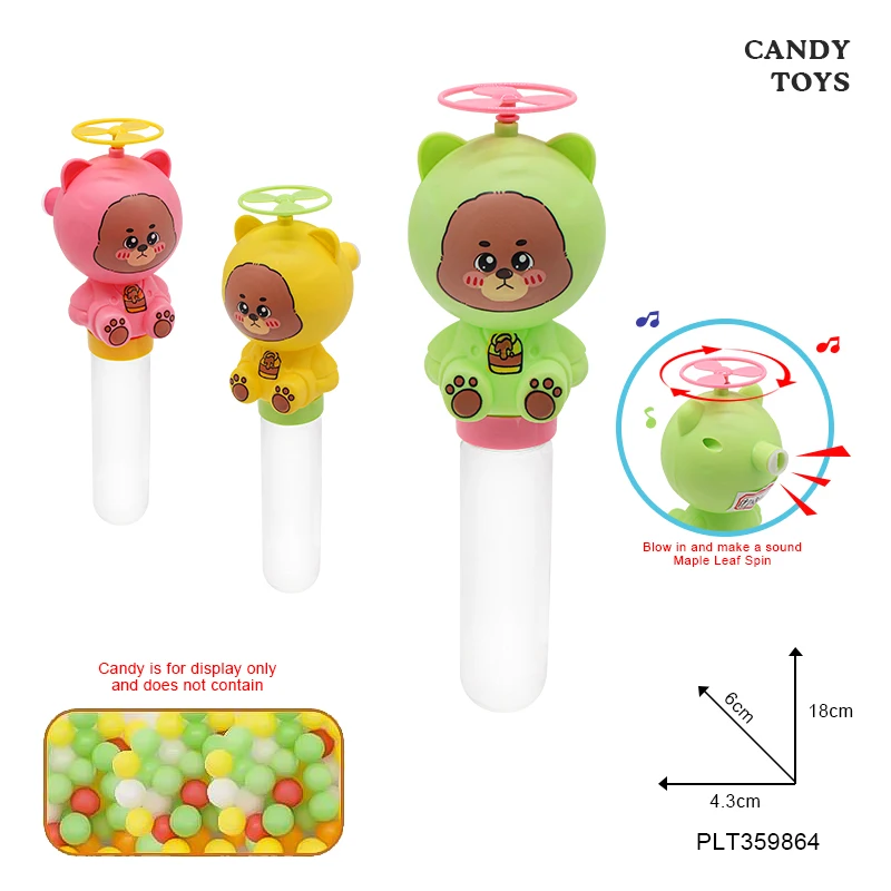 Whistle Bear and Bamboo Dragonfly candy toy accessories shipped.