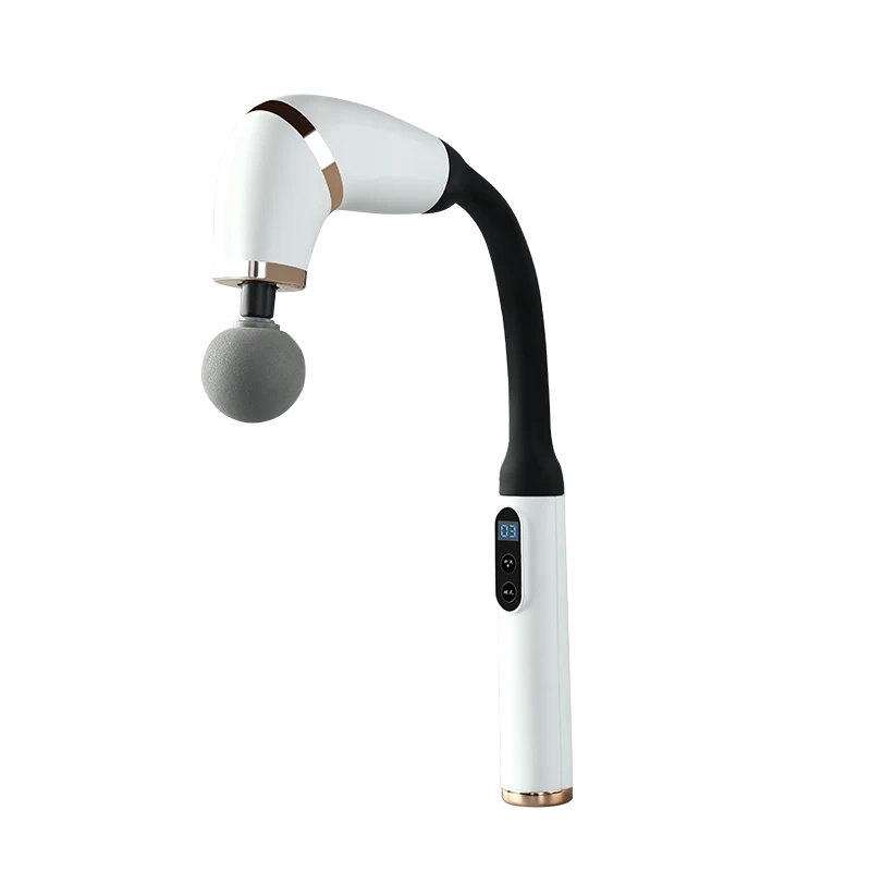 Massage Gun with Extended Handle 6 Speeds Massage Hammer Stick Deep Tissue Relieves Muscle Pain Massage Gun for Whole Body