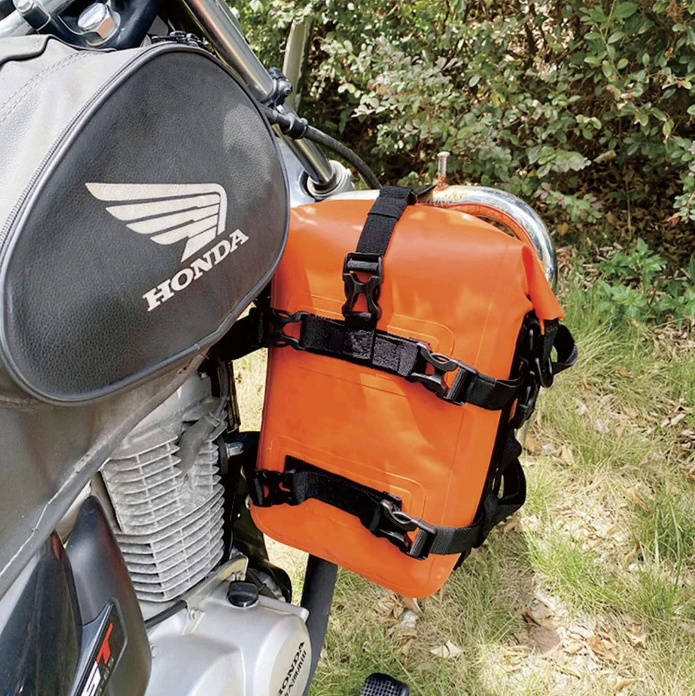 SOLO WILD   Motorcycle Riding Bumper Waterproof Bag Wear-resistant Detachable Motorcycle Saddle Bag