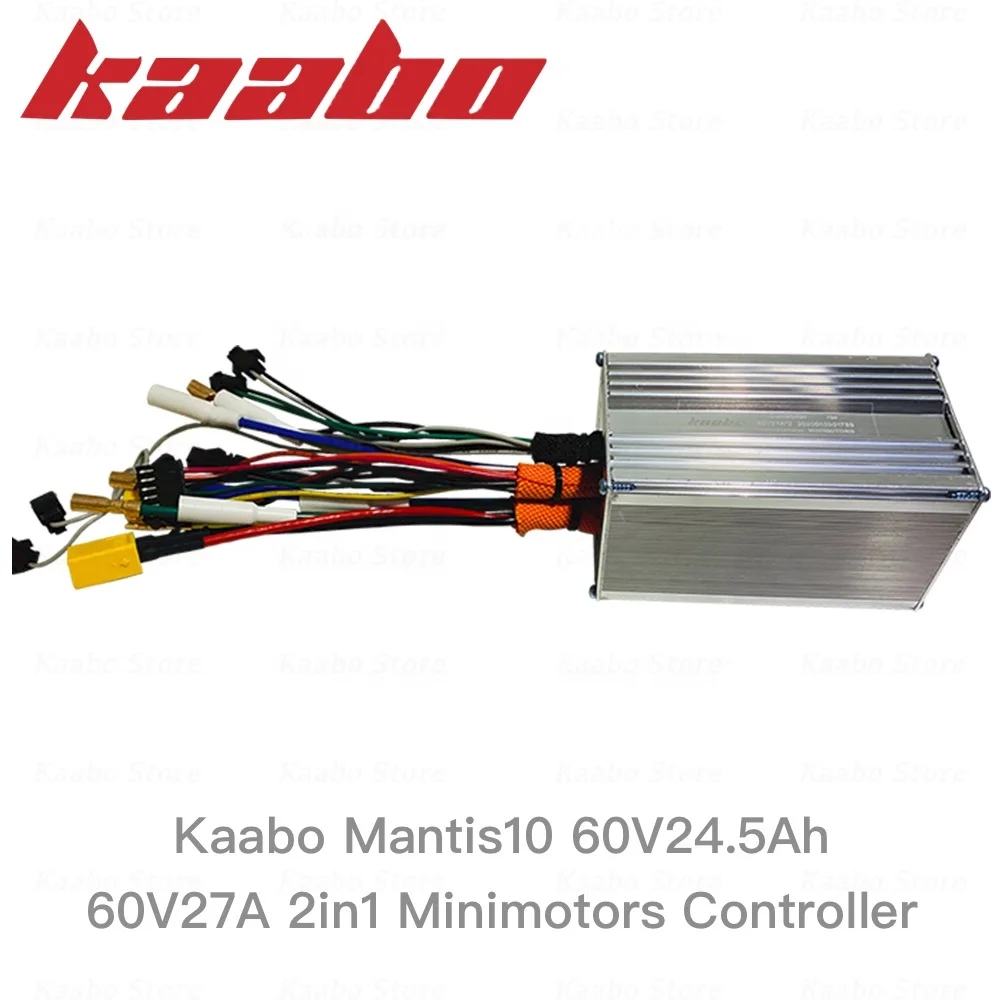 Minimotors 60V 27A*2 Controller Scooter Parts Original Kaabo Mantis 60V 24.5Ah Accessories Mainboard