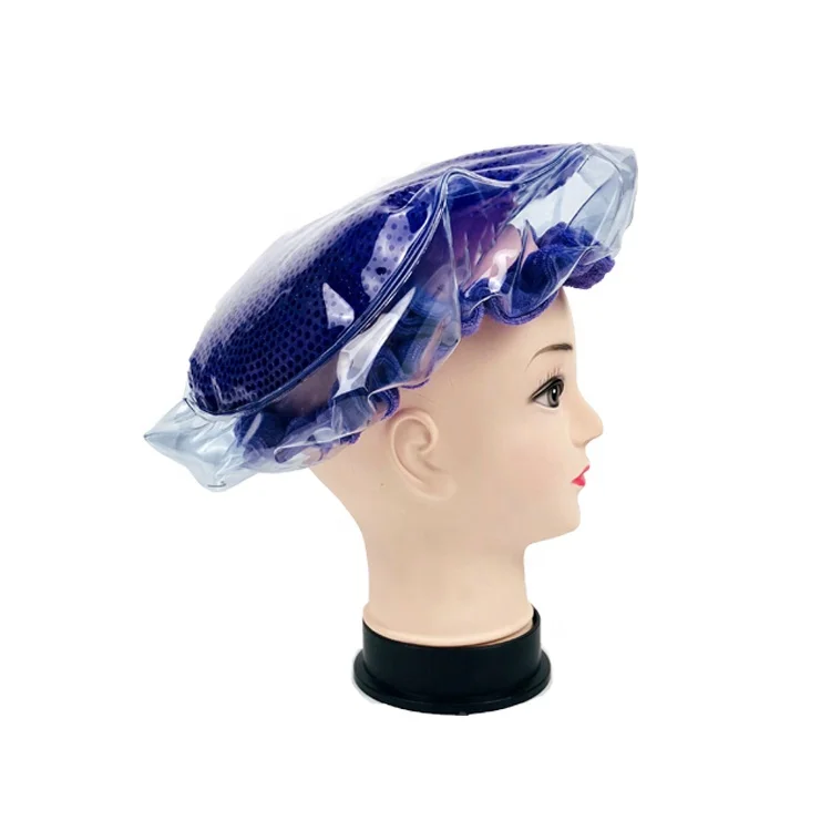New Design Deep Conditioning Heat Cap For Hair Care Treatment  Luxury shower cap Gel Bead Hair Cap for Salon