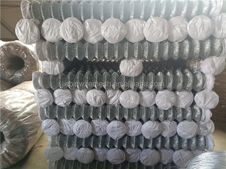 Cheap Galvanized Diamond Wire Netting pvc chain link fence for Seaside fence