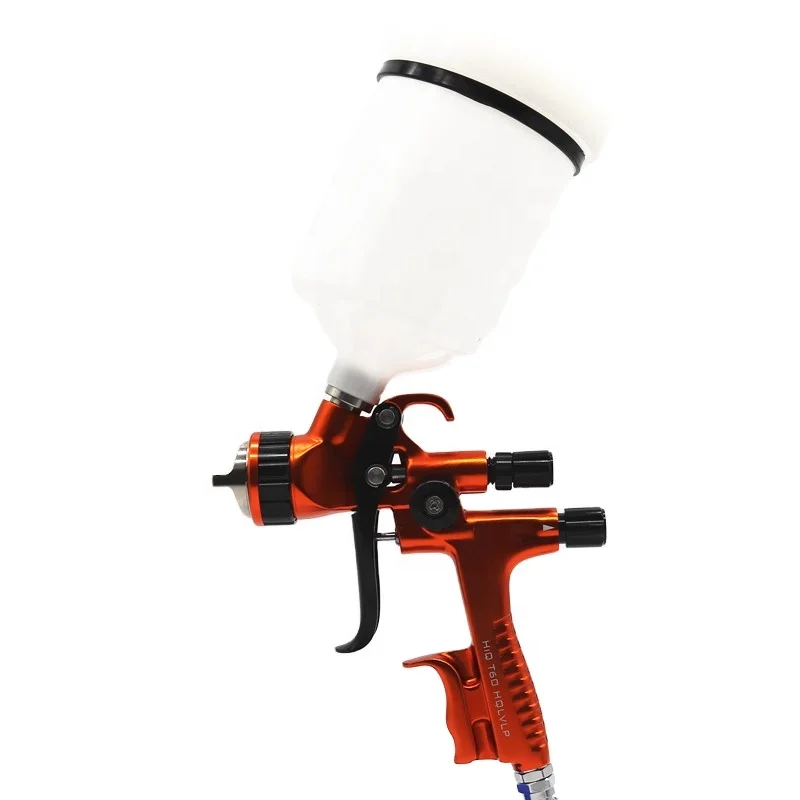 LVLP Spray Gun Gravity Spray Gun 1.3mm With 600CC Paint Mixing Cup Professional Paint Gun