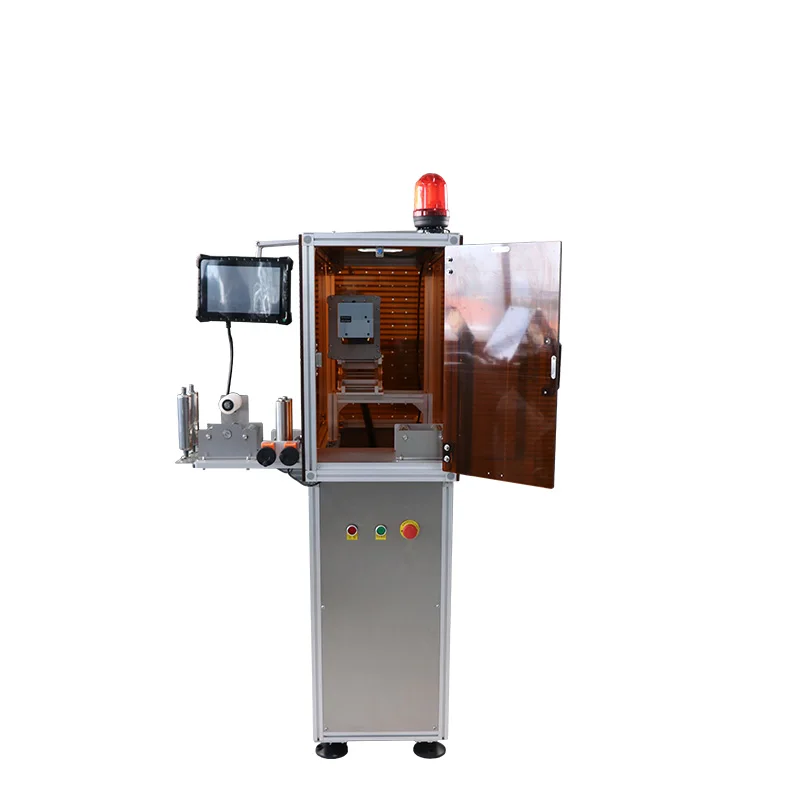 Online CO2 Laser Marking machine for LED light strips and automotive sealant strips Flying CO2 laser marker