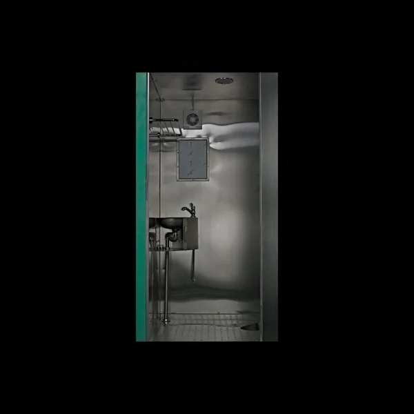 Stainless Steel Shower Room Outdoor Shower Enclosure Top Cover Shower Cabin