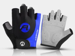 Summer outdoor half finger bike riding gloves sports fitness men women breathable non-slip short finger bicycle cycling gloves