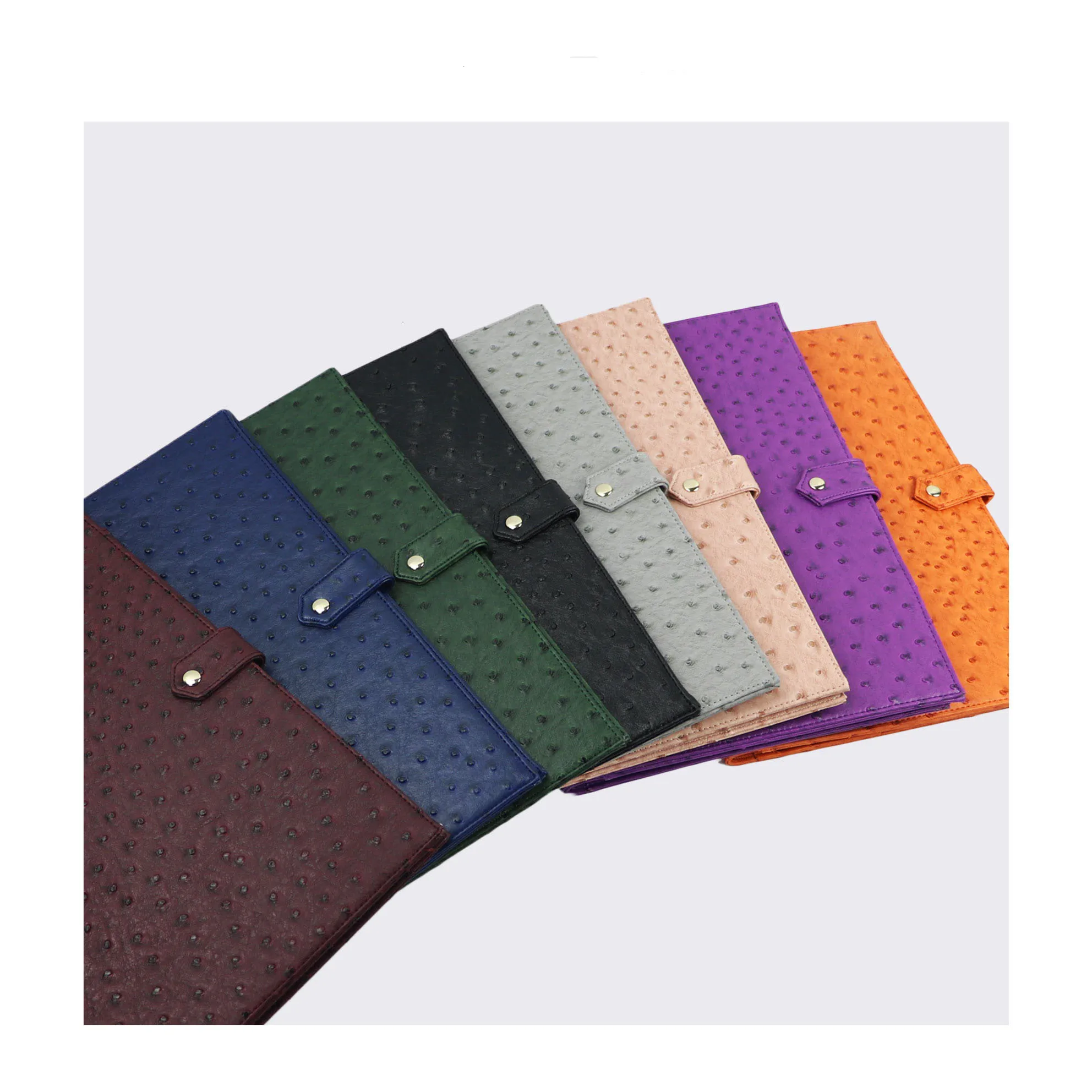 New design ducoment folder a4 paper pu leather file folder portfolio