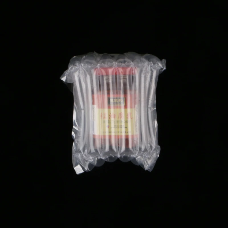 China professional manufacture shockproof inflatable plastic air column bags plastic wine bottle protector