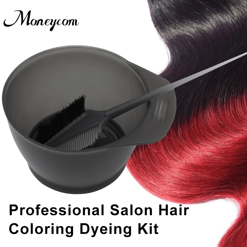 Professional Plastic Hair Color Dye Bowl Dye Brushes Wholesale Mixing Bowl Tint Tool Barber Accessories MC-07
