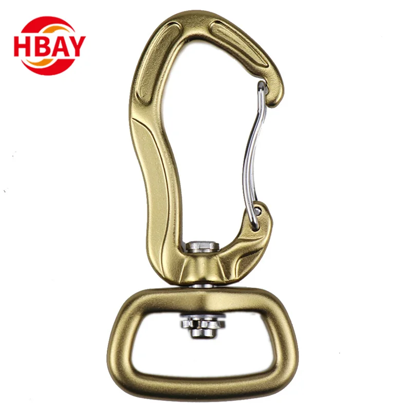 Aviation aluminum simple pet buckle traction rope dog buckle pet hook kite 360 degree rotating hook aviation aluminum buckle