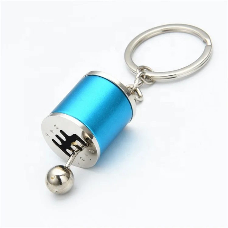 Car Gear Box Keychain 5 Colors Manual Transmission Gear Lever Key Chain Car Removable Gearbox Shift Lever Key Holder