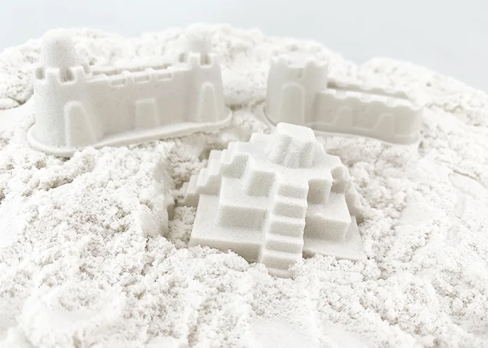 Magic sand 1kg White color Winter molding sand play sand suppliers bulk wholesale