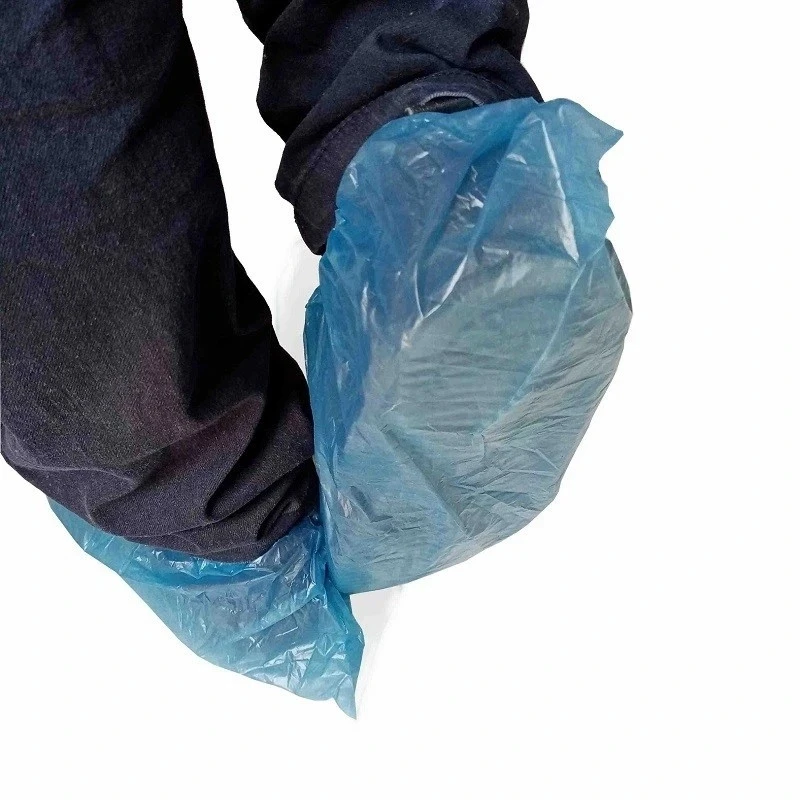 Disposable shoe covers PE waterproof plastic PE anti slip shoe covers