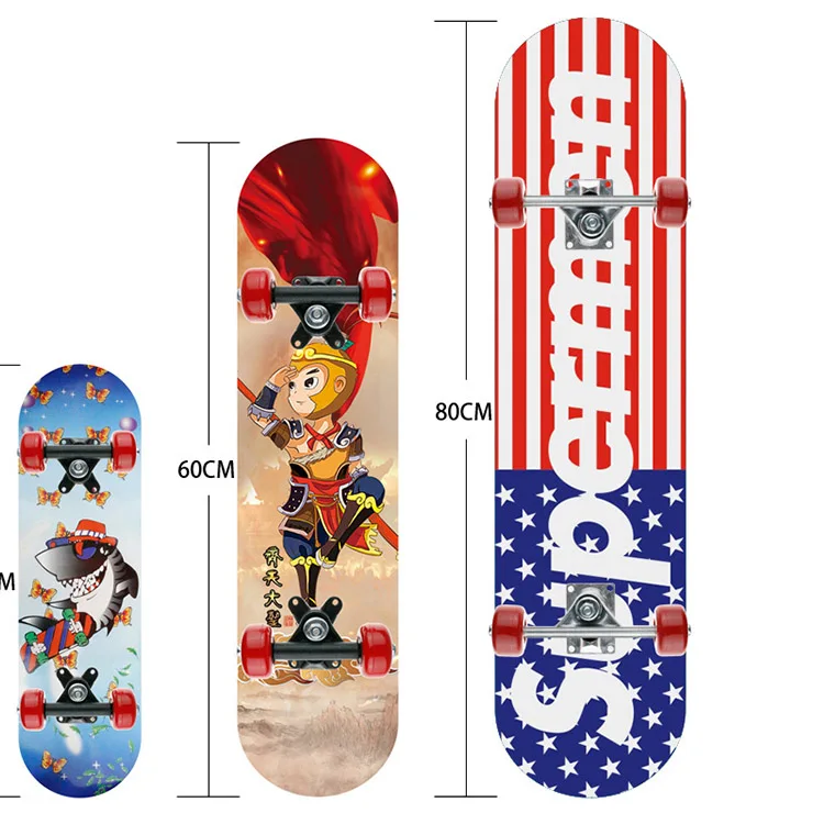 
Custom skateboard deck printed wood skateboards for teenagers 