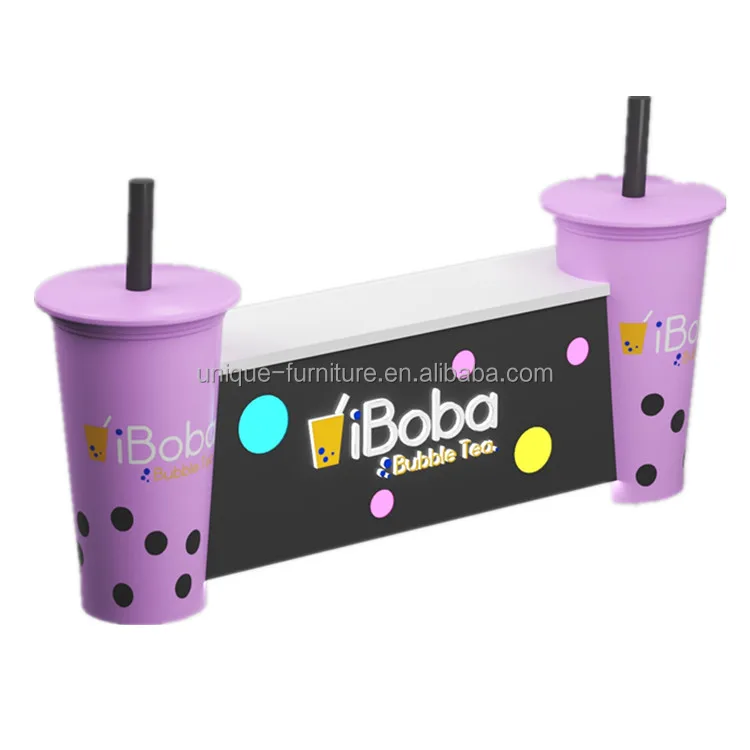 Хороший чайный столик boba торговый центр киоск для чая с молоком стенд чайной будки продажи