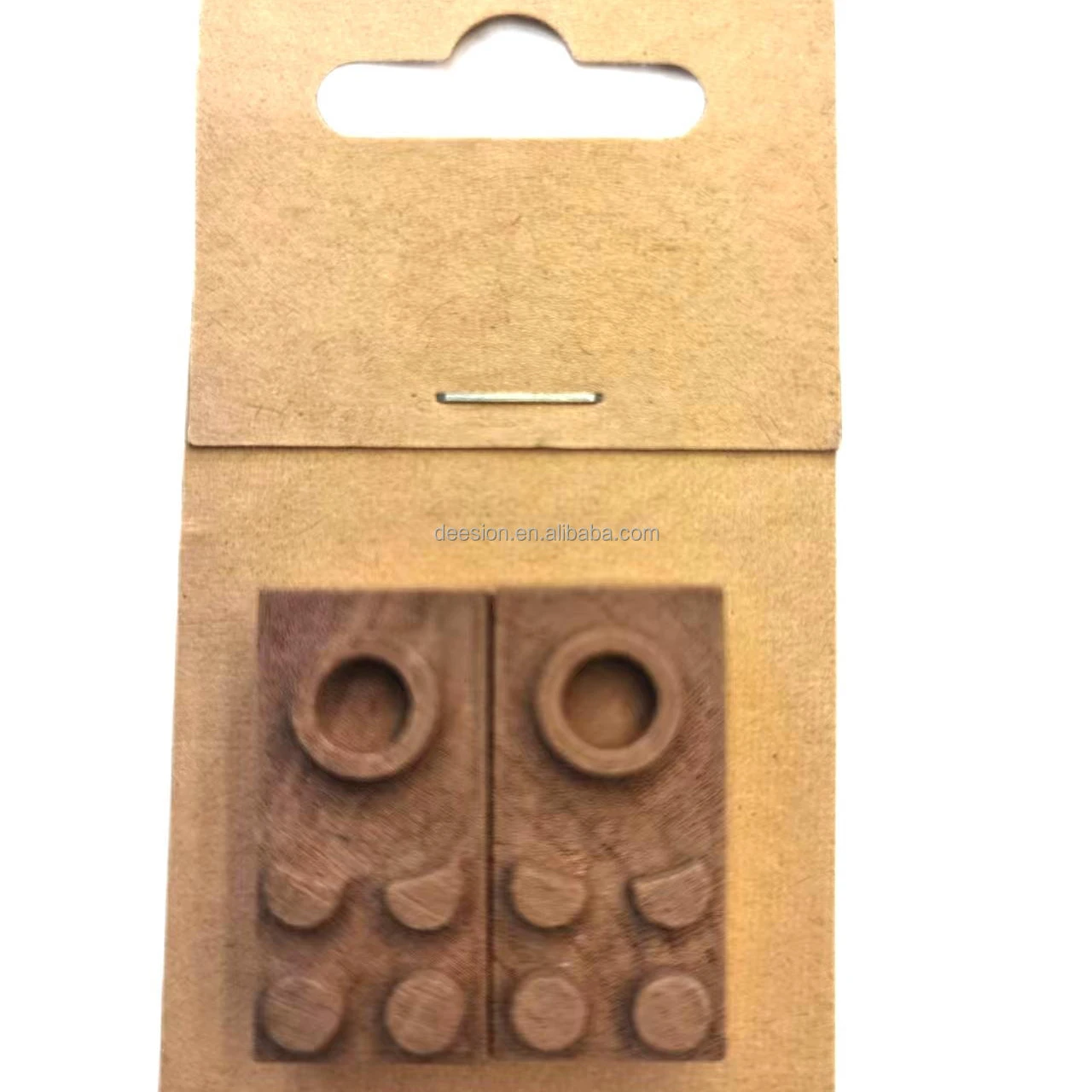 Solid wood building block supplement set of 2 DIY toy accessories educational toy solid match legoo 2 X 32Z